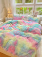 Long-Pile Plush Duvet Cover Set