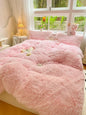 Long-Pile Plush Duvet Cover Set