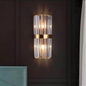 Crystal Prism Wall Sconce in Gold