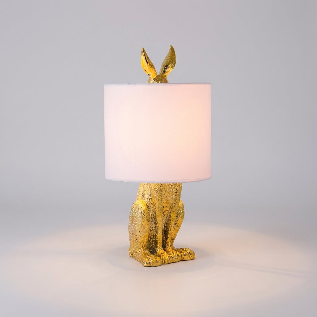 Masked Animal Sculpture Table Lamp
