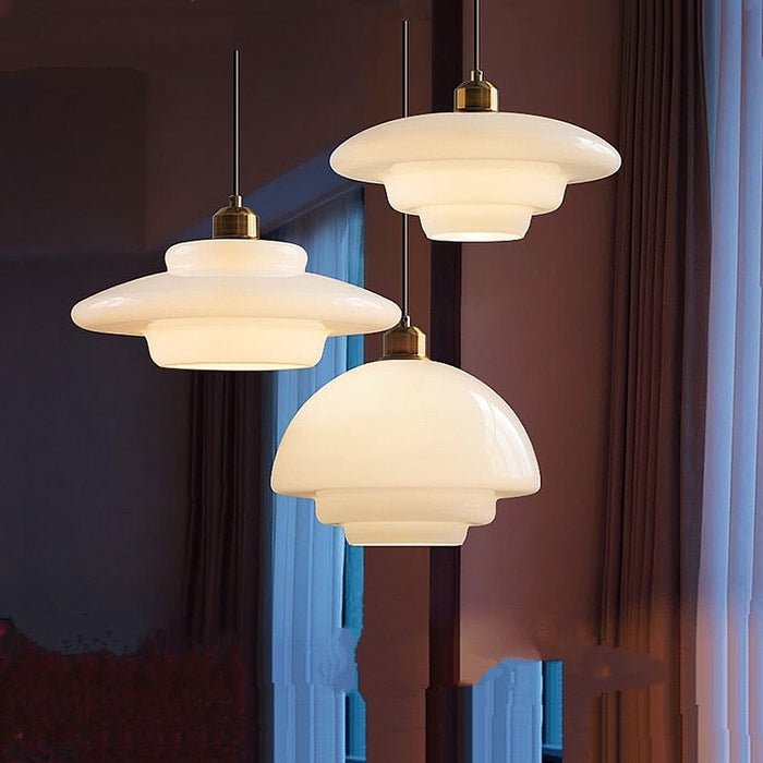 Milk Glass Pendant Light – design detail