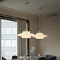 Milk Glass Pendant Light – alternative angle