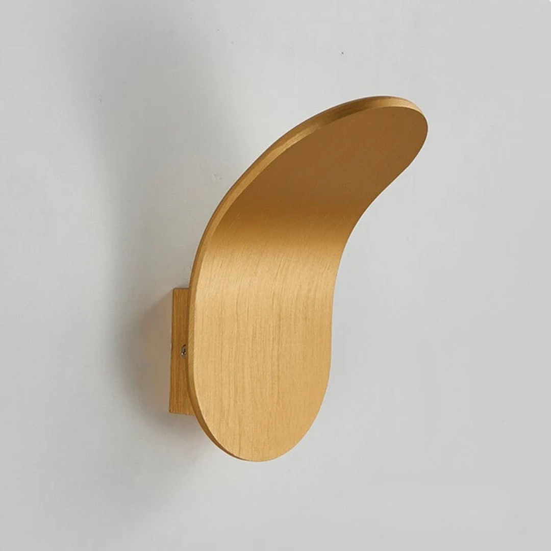 Modern Nordic LED Wall Light in Gold
