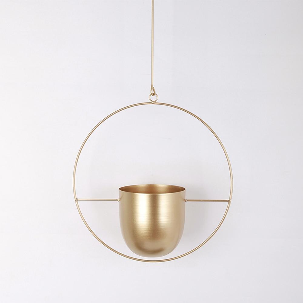 Hanging Plant Frame with Pot – close-up