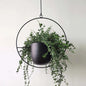 Hanging Plant Frame with Pot in Black – product photo
