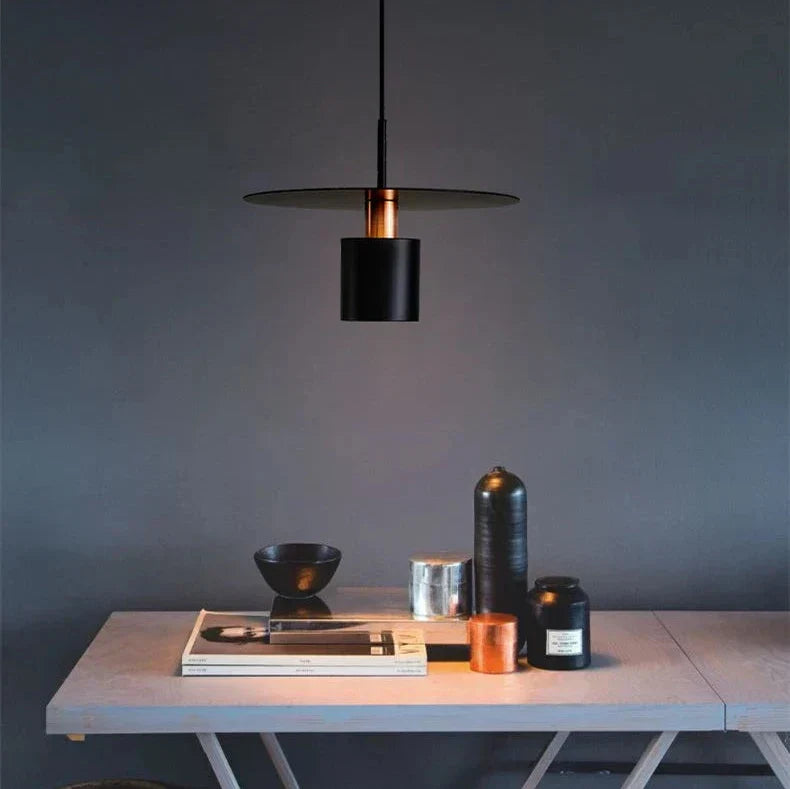 Minimalist Metal Dome Pendant Light – detail view 13