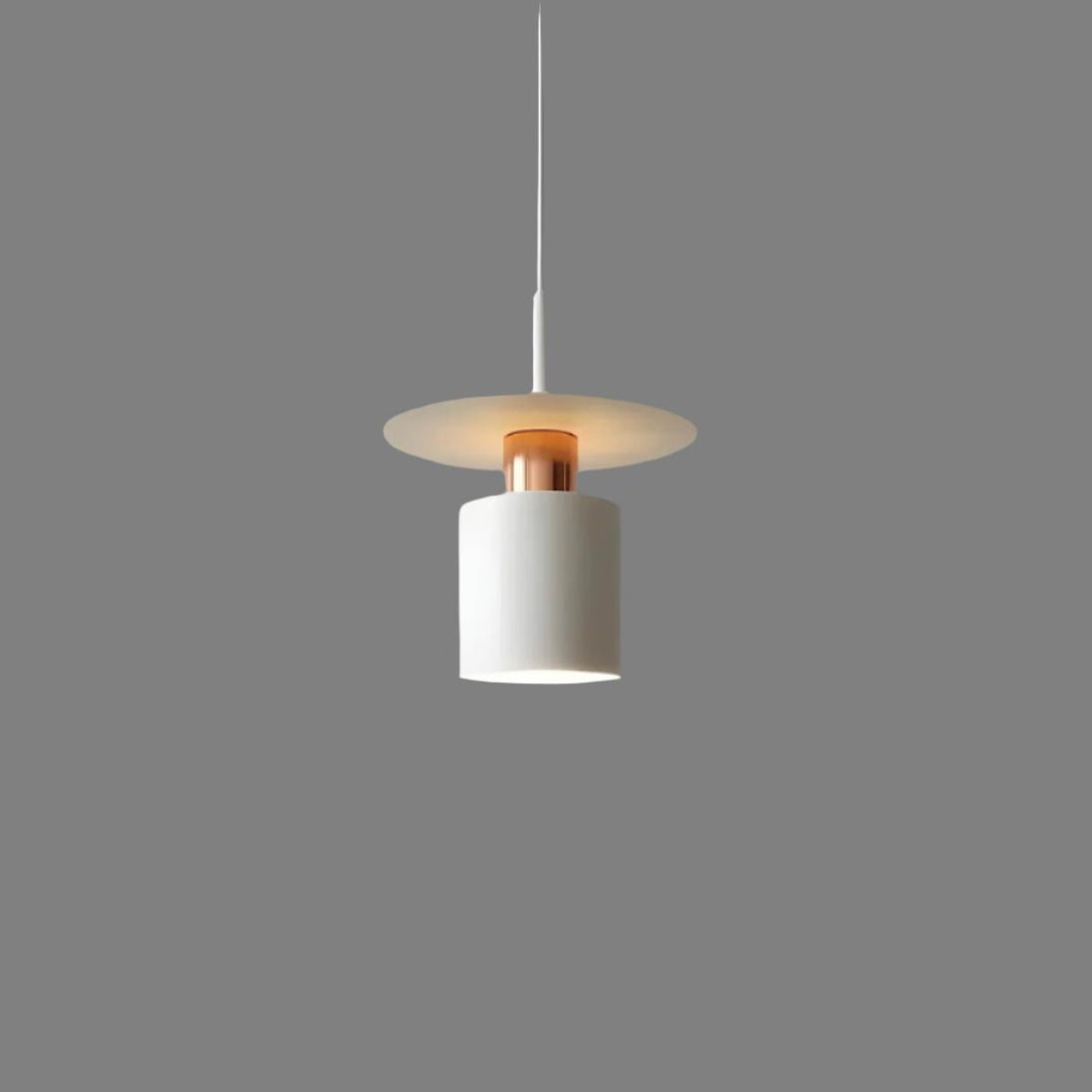 Minimalist Metal Dome Pendant Light – full view 21