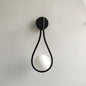 Modern Nordic wall sconce with glass shade
