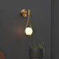 Modern Nordic wall sconce with glass shade
