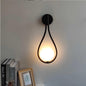 Modern Nordic wall sconce with glass shade