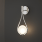 Modern Nordic wall sconce with glass shade