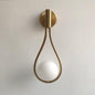 Modern Nordic wall sconce with glass shade