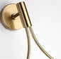 Modern Nordic wall sconce with glass shade