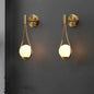 Modern Nordic wall sconce with glass shade