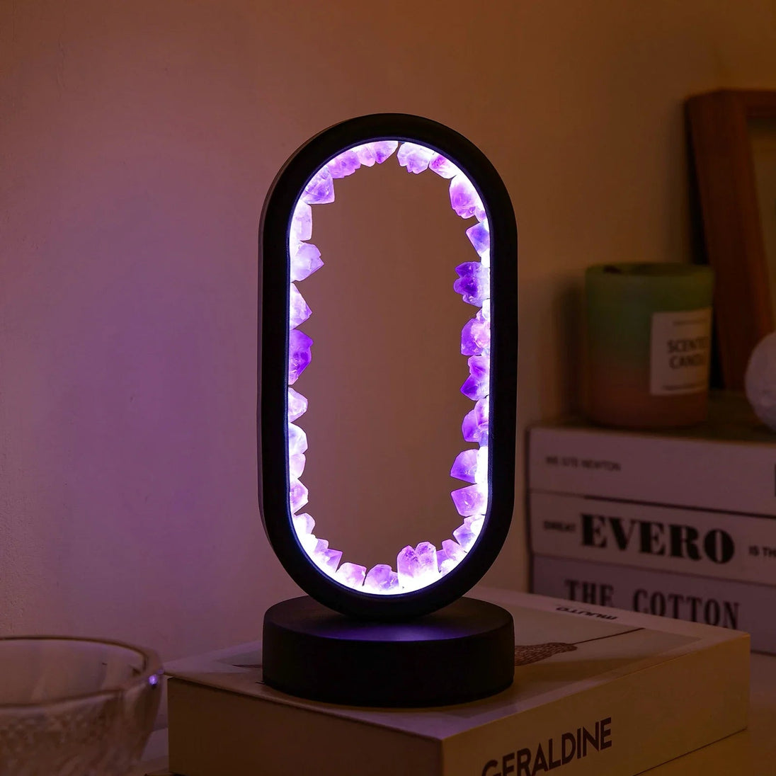 Natural Crystal Table Lamp