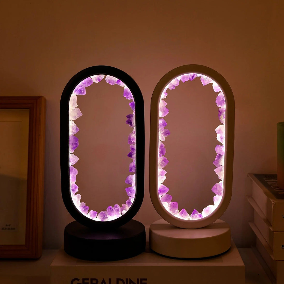 Natural Crystal Table Lamp