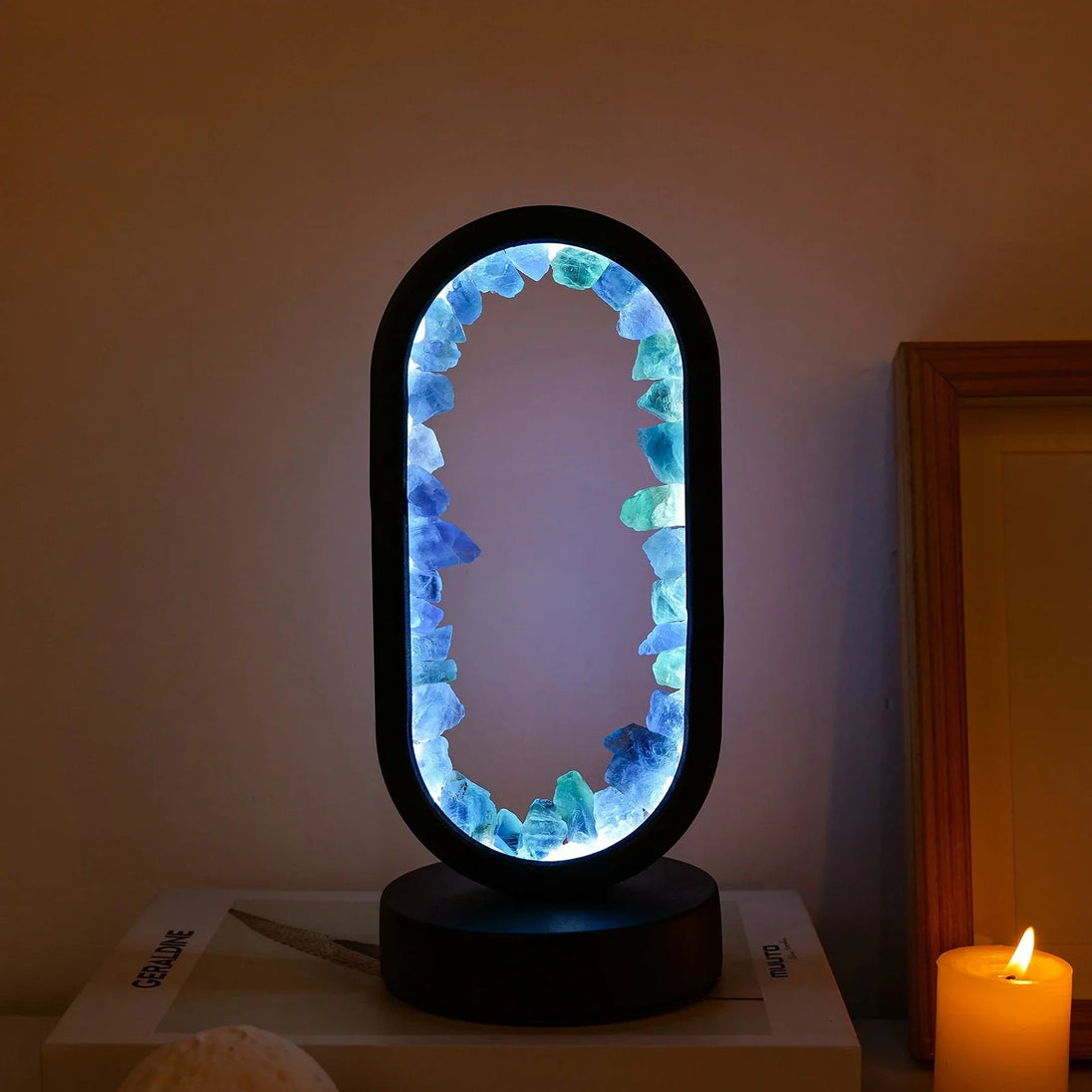 Natural Crystal Table Lamp