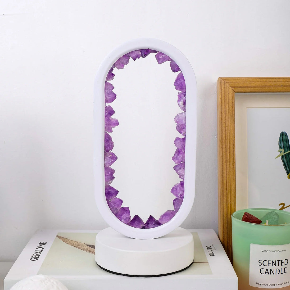 Natural Crystal Table Lamp
