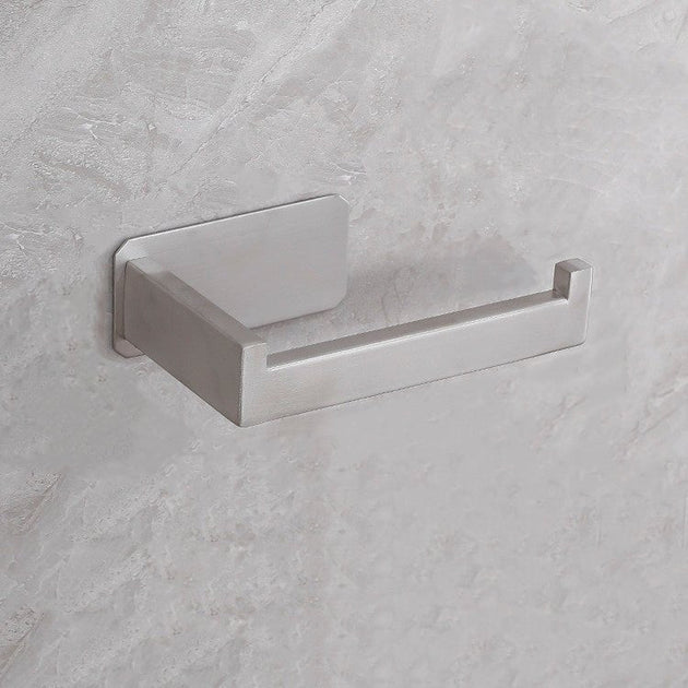 No-Drill Stainless Steel Toilet Roll Holder
