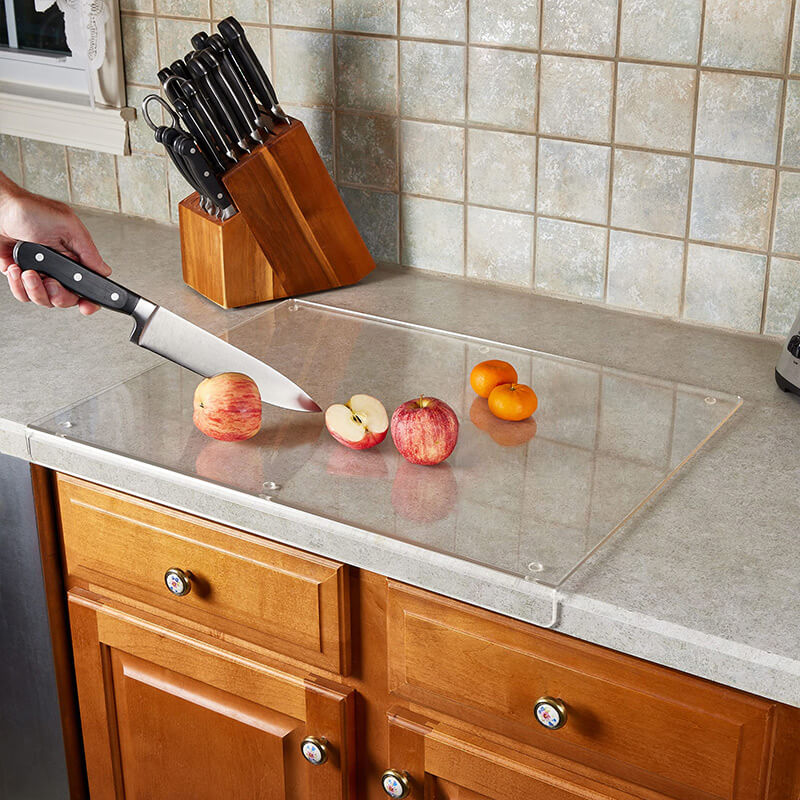 Non-Slip Clear Acrylic Chopping Board