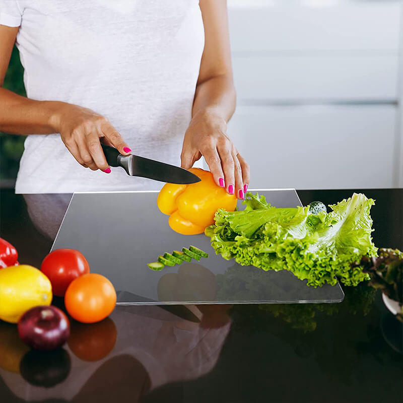 Non-Slip Clear Acrylic Chopping Board