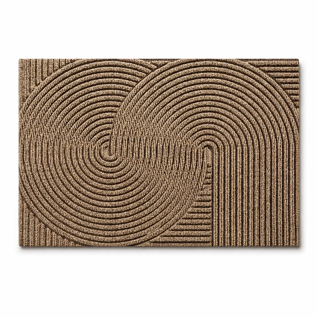 Non-Slip Door Mat in Khaki