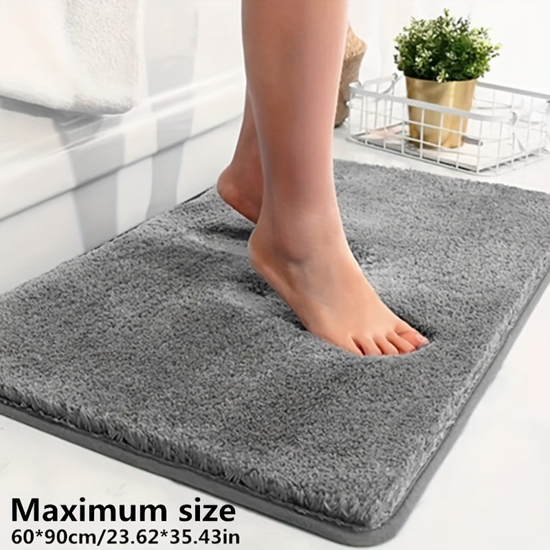 Non-Slip Geometric Bath Mat