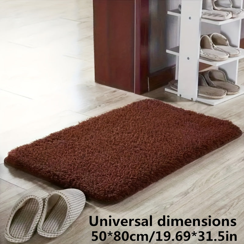 Non-Slip Geometric Bath Mat