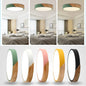Metal and Wood LED Ceiling Light – detail view