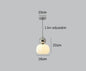 Pumpkin Glass Pendant Light – alternative angle 17