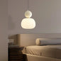 Pumpkin Glass Pendant Light – in a room setting