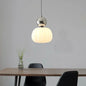 Pumpkin Glass Pendant Light – size overview