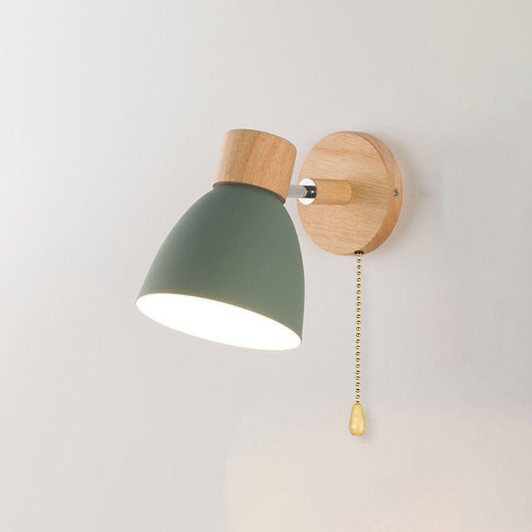 Wood and Iron Wall Sconce – size overview