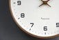 Nordic Wooden Wall Clock – alternative angle