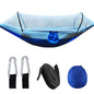 Outdoor Hammock with Mosquito Net in Blue