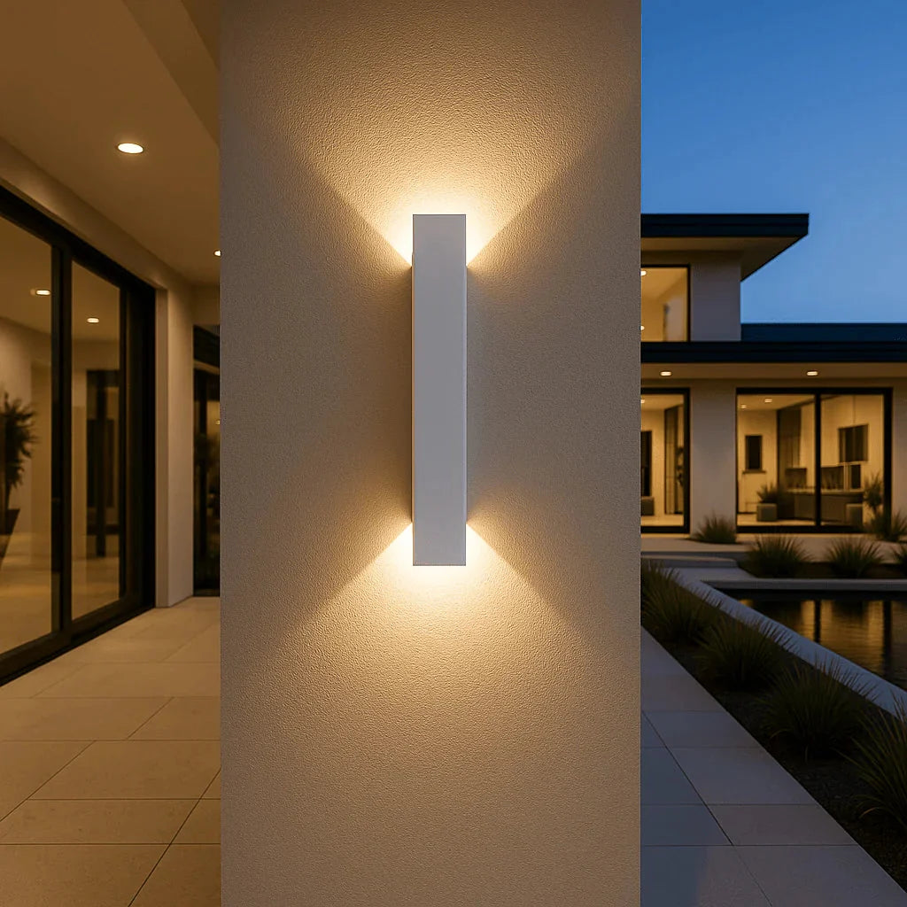 Outdoor LED Wall Light with Up and Down Beam