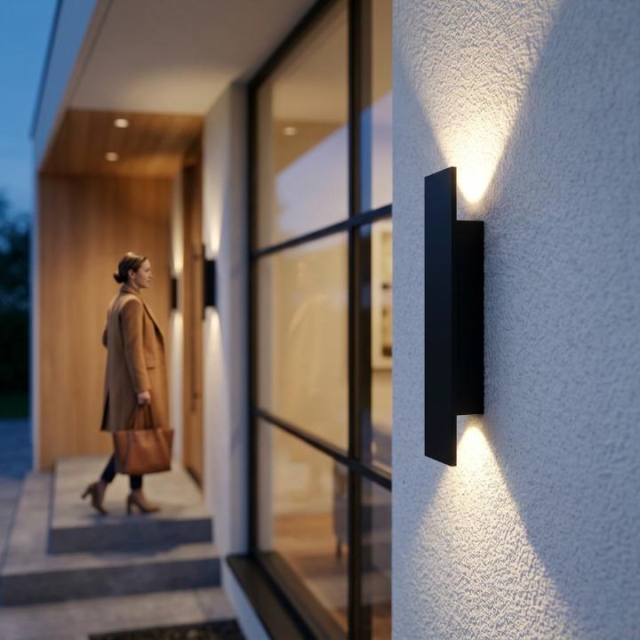 Outdoor LED Wall Light with Up and Down Beam