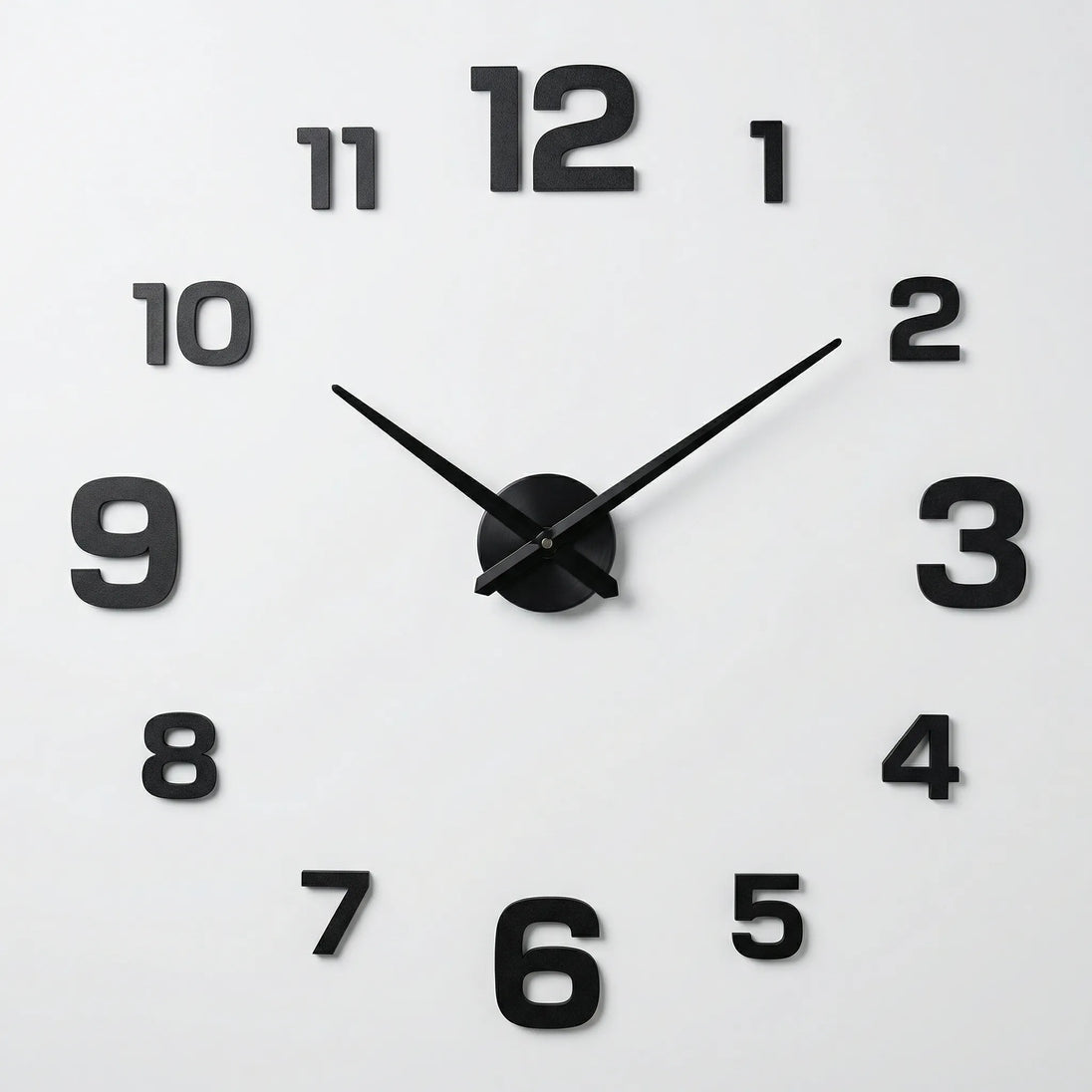 Oversized DIY 3D Wall Clock