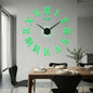 Oversized DIY 3D Wall Clock – Roman, Glow