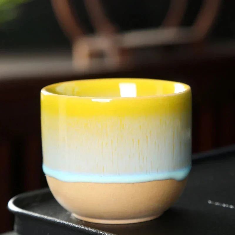 Paint Splatter Ceramic Tea Cup