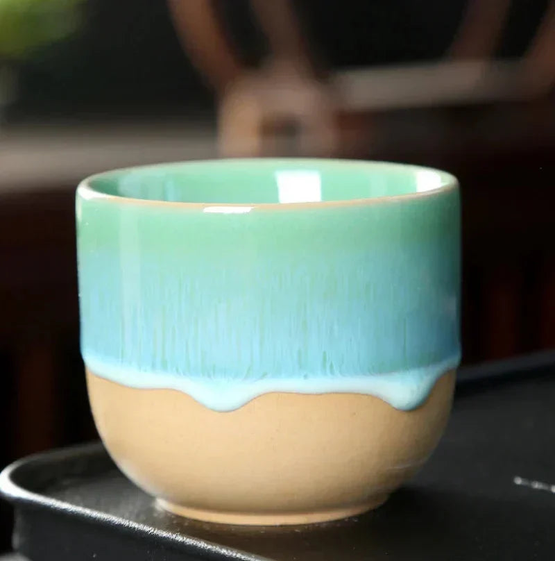 Paint Splatter Ceramic Tea Cup