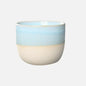 Paint Splatter Ceramic Tea Cup in Light Blue