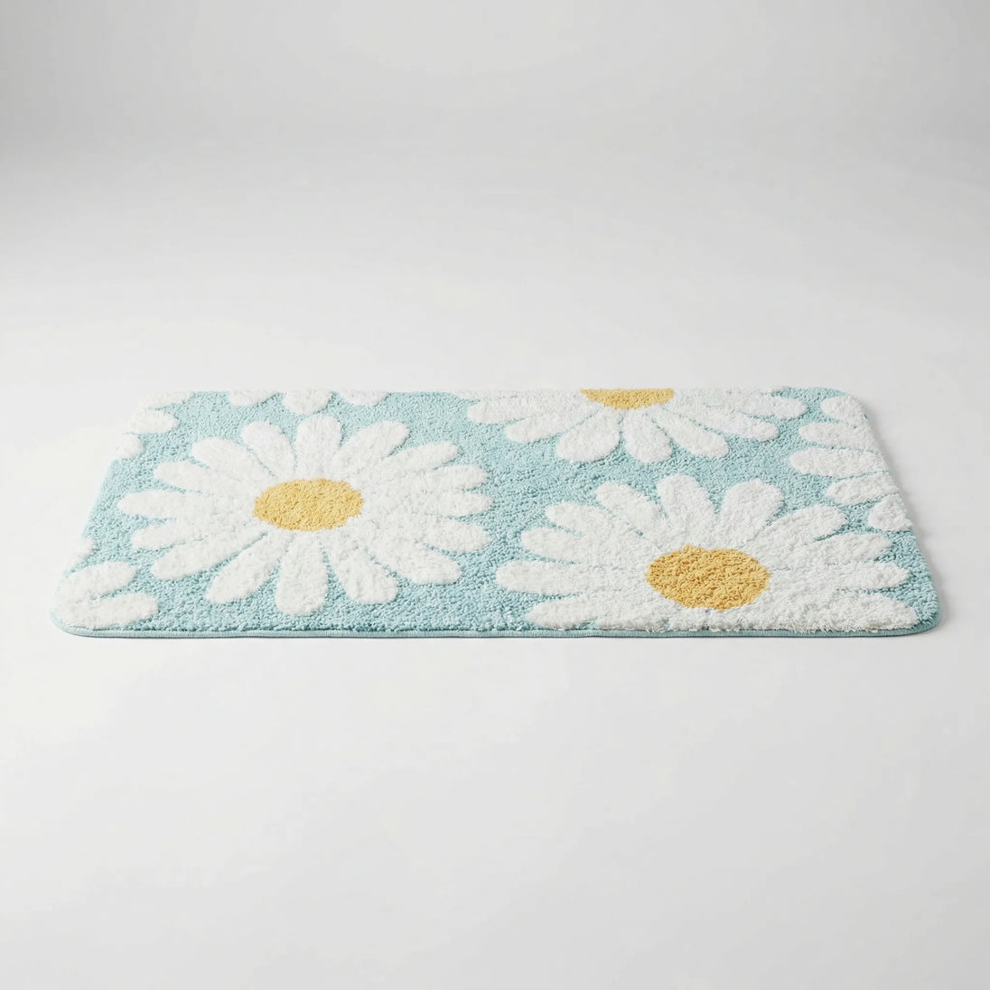 Plush Daisy Bath Mat