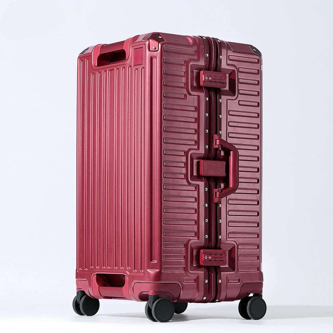 Polycarbonate Hard Shell Suitcase in Red