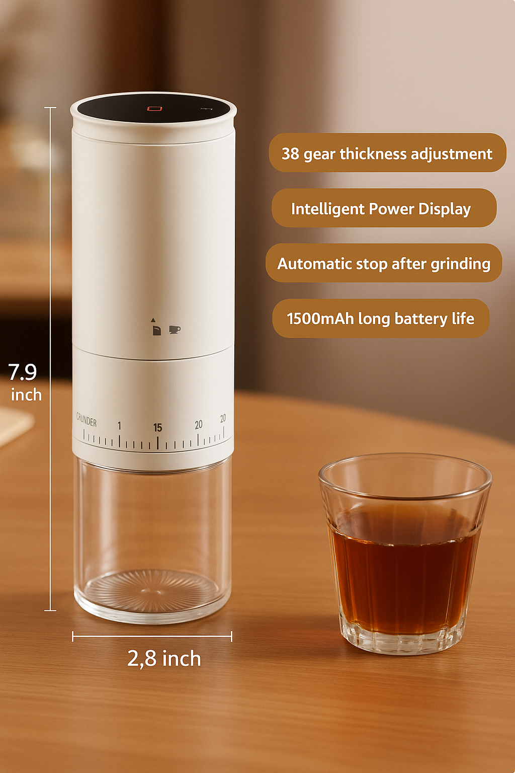 Portable Electric Coffee Grinder