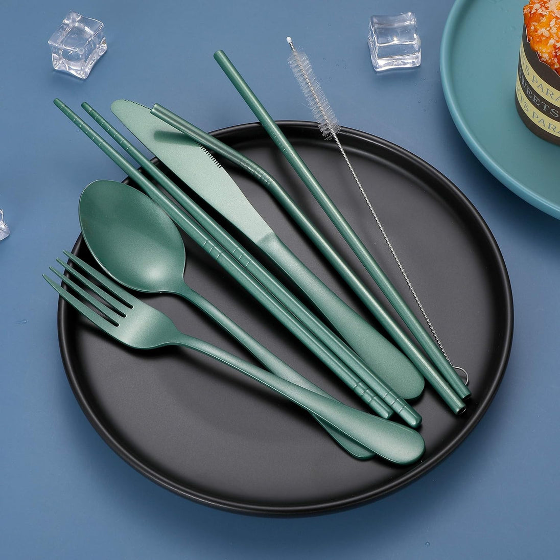 Portable Stainless Steel Cutlery Set with Case