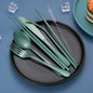 Portable Stainless Steel Cutlery Set with Case