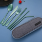 Portable Stainless Steel Cutlery Set with Case