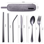 Portable Stainless Steel Cutlery Set with Case