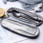 Portable Stainless Steel Cutlery Set with Case